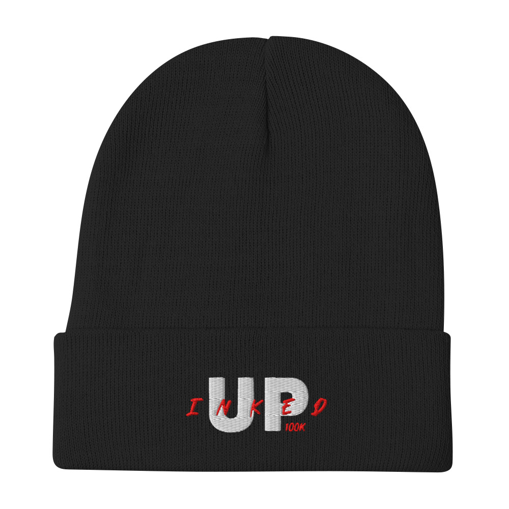 Inked Up 100K Embroidered Beanie