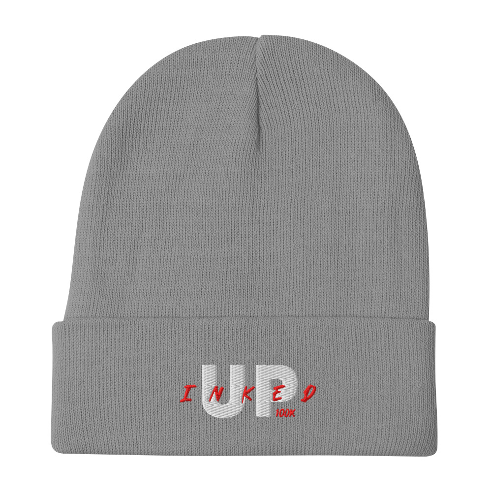 Inked Up 100K Embroidered Beanie - Image 4