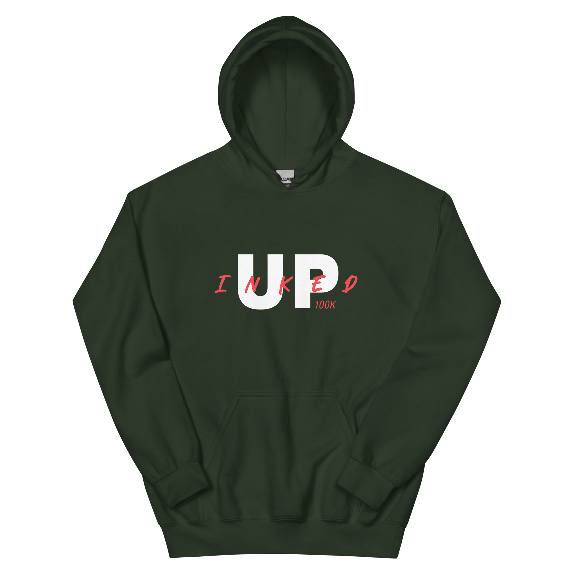 INKED UP 100K Unisex Hoodie - Image 7
