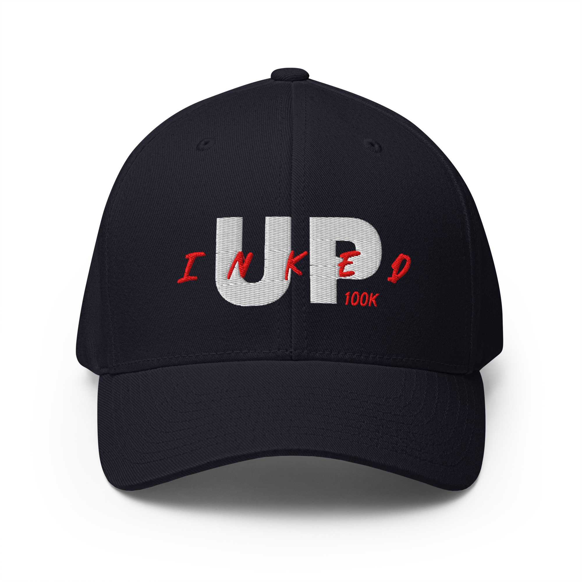 INKED UP 100K Fitted Structured Twill Cap - Image 3