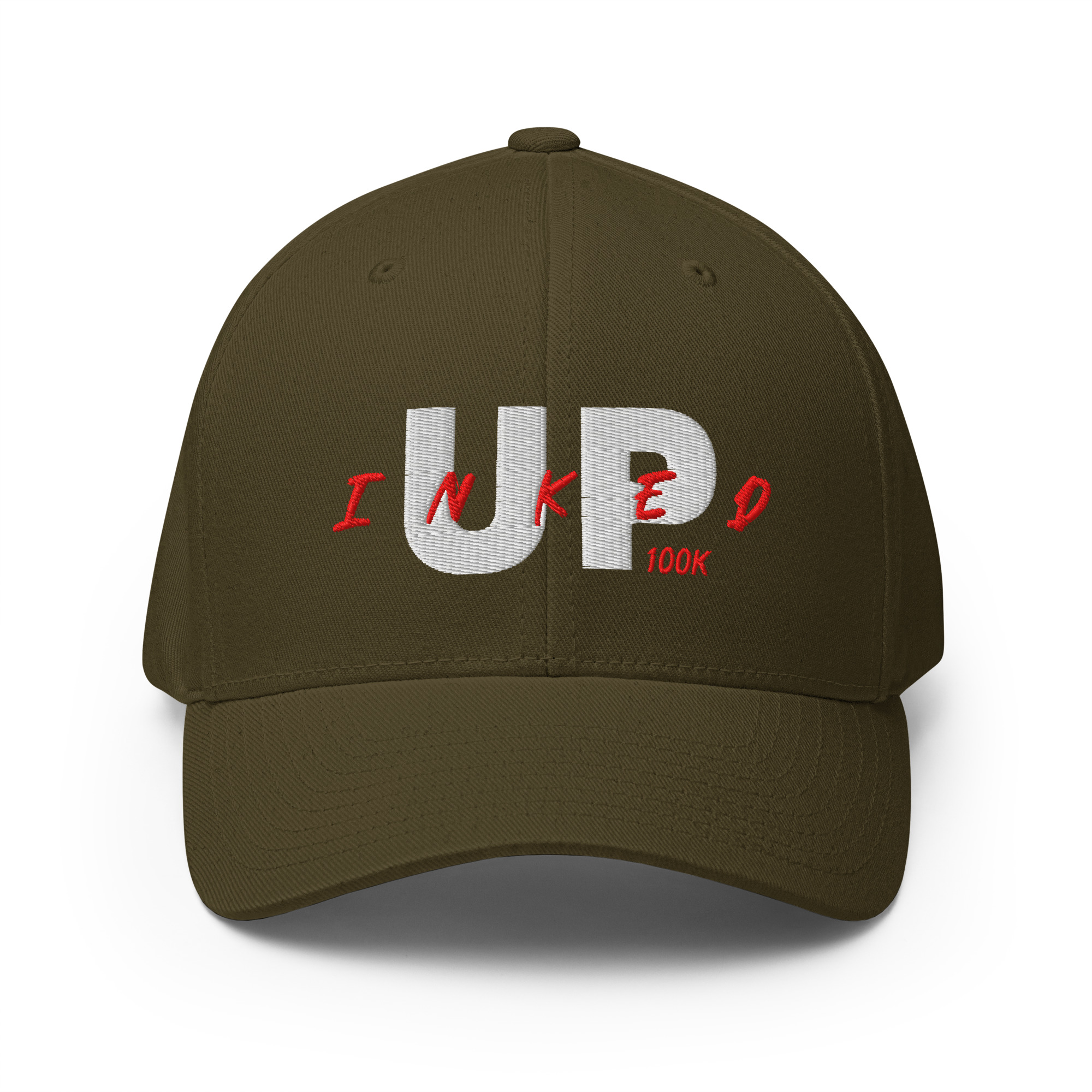 INKED UP 100K Fitted Structured Twill Cap - Image 5