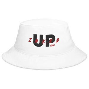 INKED UP 100K Bucket Hat (white)