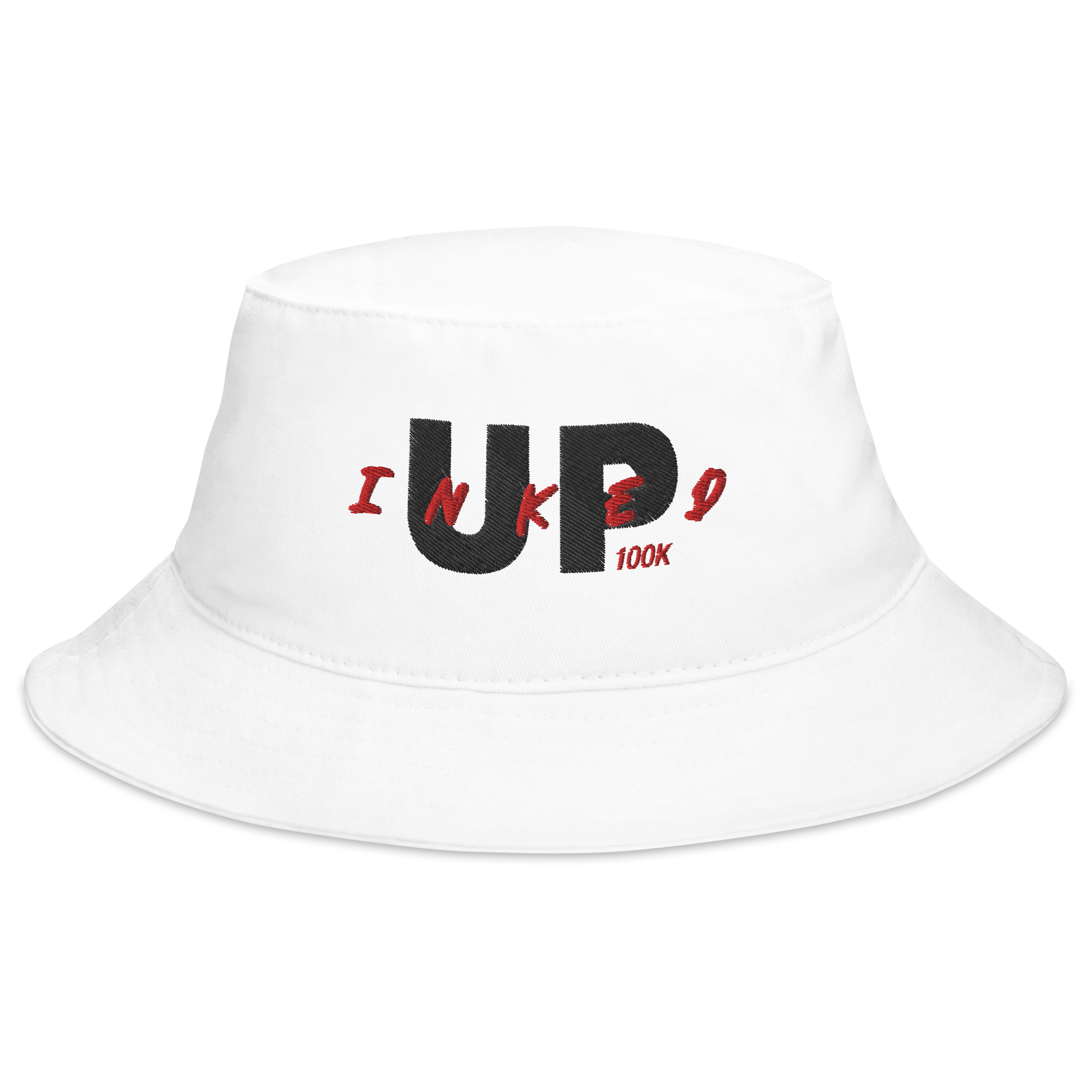 INKED UP 100K Bucket Hat (white)