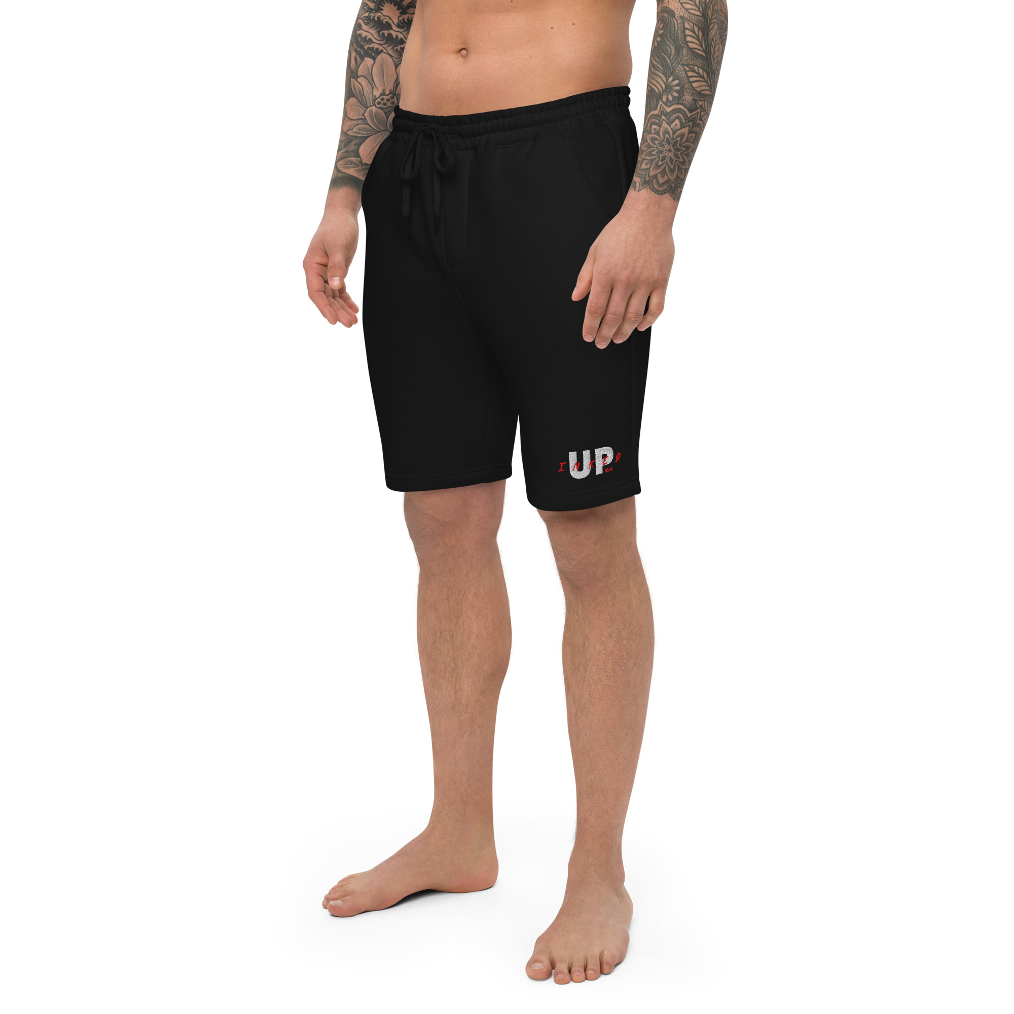 INKED UP 100K Men's fleece shorts - Image 2
